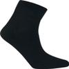 davido Mens Socks crew made in italy 100% cotton 8 pairs (9-11, BLACK ankle/quarter) view 1