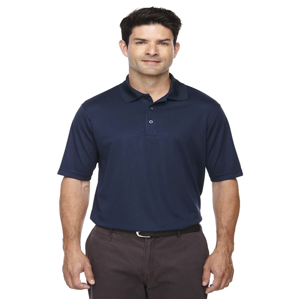 Ash City Core 365 Men's Performance Pique Polo Shirt, Classic Navy 849, XX-Large