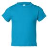 RABBIT SKINS Infant Comfort Ribbed Crewneck Jersey T-Shirt, Turquoise, 12 Months view 1