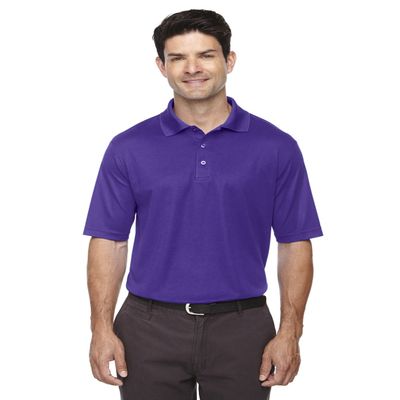 Ash City Core 365 Men's Performance Pique Polo Shirt, Campus Purple, Large