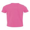 Rabbit Skins Toddler Fine Jersey Ribbed Collar T-Shirt, Raspberry, 3T view 4