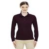 Ash City Core 365 Pinnacle Ladies Performance Pique Polo Shirt, Burgundy, M view 1