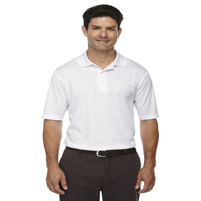 Ash City Core 365 Men's Performance Pique Polo Shirt, White 701, XX-Large