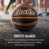 Baden Crossover Flex Composite Basketball | Durable, High-Performance Ball for All-Season Play | 27.5-Inch | Black/Orange view 4