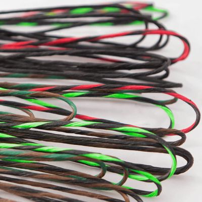 60X Custom Strings Hoyt Alphaburnere #7 Custom Bow String & Cable Set (Green/Tan)