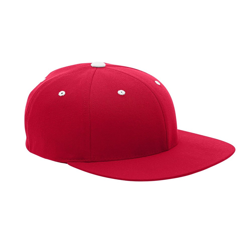 Flexfit for Team Pro Eyelets Cap, SP RED/WHT, Small/Medium
