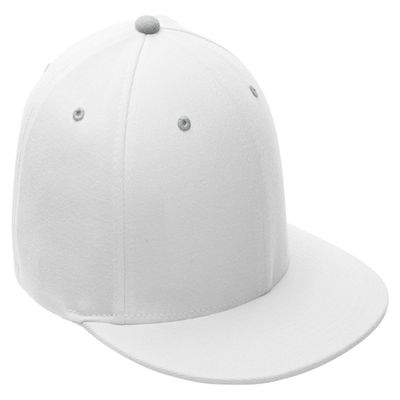 Flexfit for Team Pro Eyelets Cap, WHT/SP Silver, Small/Medium