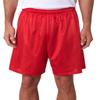 A4 Adult 7 Inseam Lined Tricot Mesh Shorts (N5293) Scarlet, XS view 1