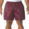 A4 Men's Comfort 7 inch Lined Tricot Mesh Short, Maroon, X-Large view 1