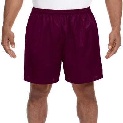 A4 Sprint 7" Lined Tricot Mesh Shorts N5293 - Maroon - 3X-Large