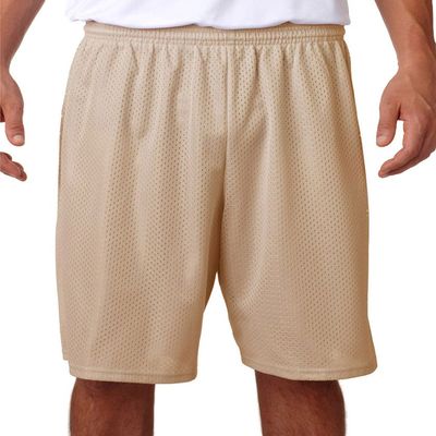 A4 Men's Tricot Performance Mesh Short, Vegas Gold, XXX-Large