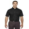 Ash City - Core 365 Core 365 Optimum Men's Twill Shirt, Black, XXXX-Large view 1