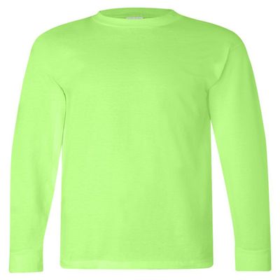 Bayside American Made Cotton Basic T-Shirt, Lime Green, XX-Large