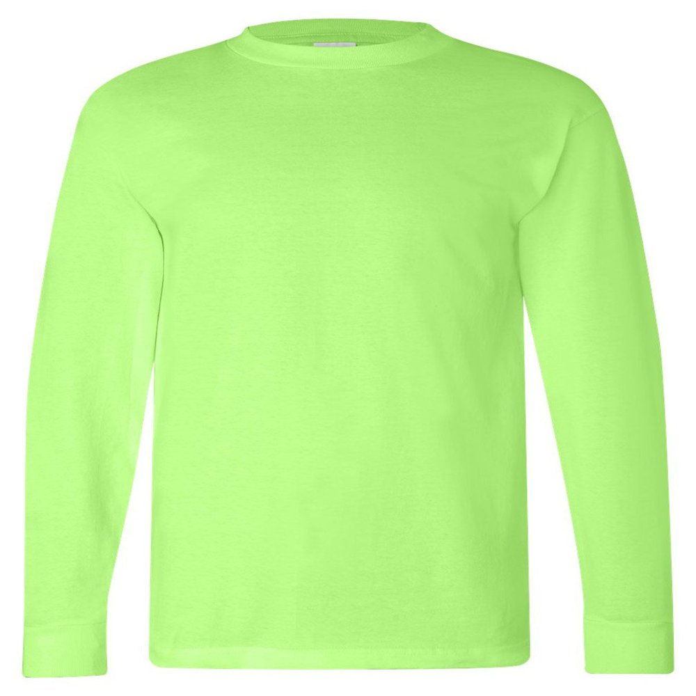 Bayside American Made Cotton Basic T-Shirt, Lime Green, XX-Large