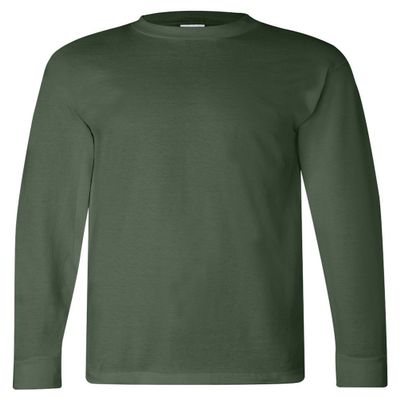 Bayside American Made Cotton Basic T-Shirt, Forest Green, XXX-Large