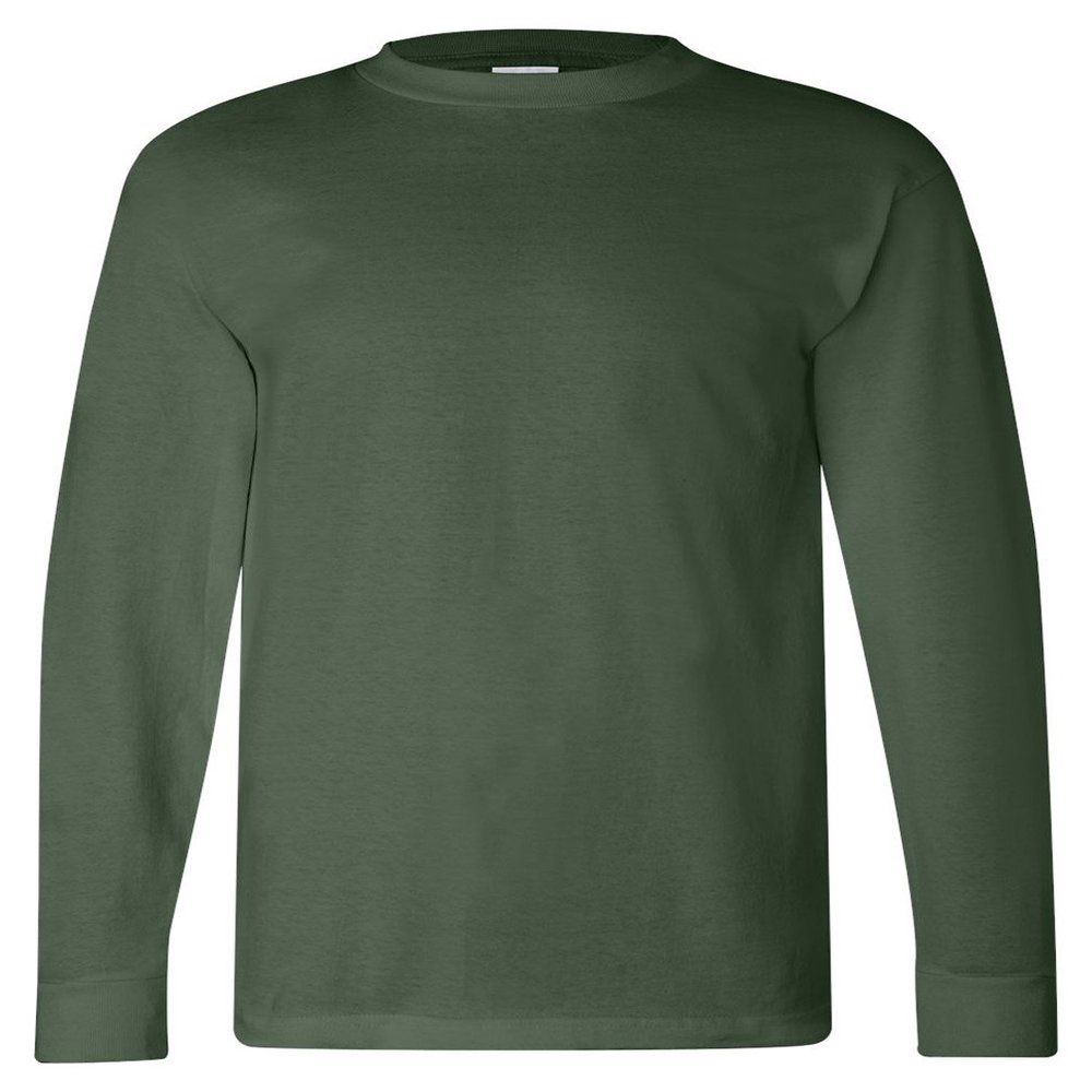 Bayside American Made Cotton Basic T-Shirt, Forest Green, XXX-Large