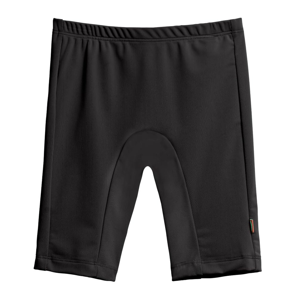 City Threads Boys Girls UPF 50+ Swim Jammer Shorts Comfortable Durable Rash-Free Made in USA, Black, 16Y