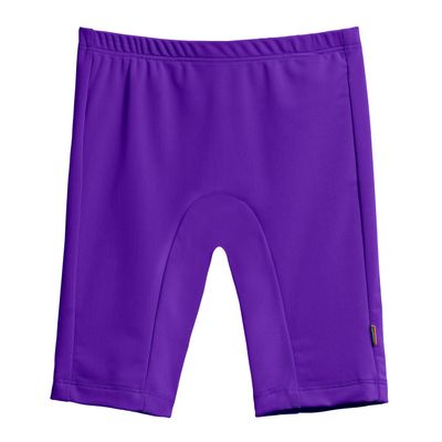 City Threads Boys Girls UPF 50+ Swim Jammer Shorts Comfortable Durable Rash-Free Made in USA, Purple, 12Y