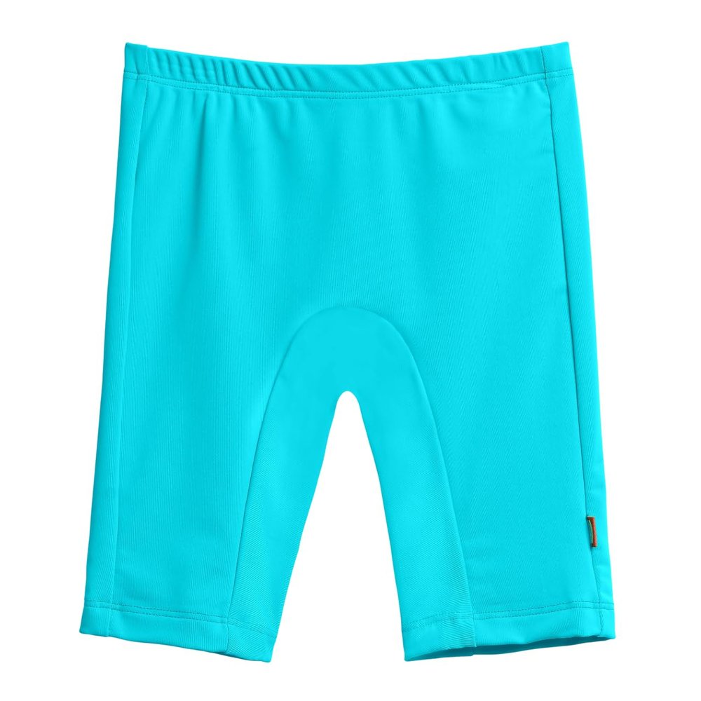 City Threads Boys Girls UPF 50+ Swim Jammer Shorts Comfortable Durable Rash-Free Made in USA, Turquoise, 9-12 Months