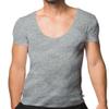 Men's Modal V-Neck Invisible Undershirt Small Gray jT Modal view 1