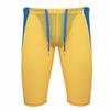 FEESHOW Men's Workout Gym Sports Fitness Running Tights Shorts Pants (Yellow, L) view 4