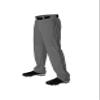 Alleson Athletic Men's Baseball Pants with Braid, Charcoal/Navy, Small view 1