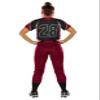 Alleson Athletic Girls Belt Loop Fastpitch Pant, Maroon, Medium view 4