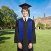Newrara Graduation Stole (blue) view 4