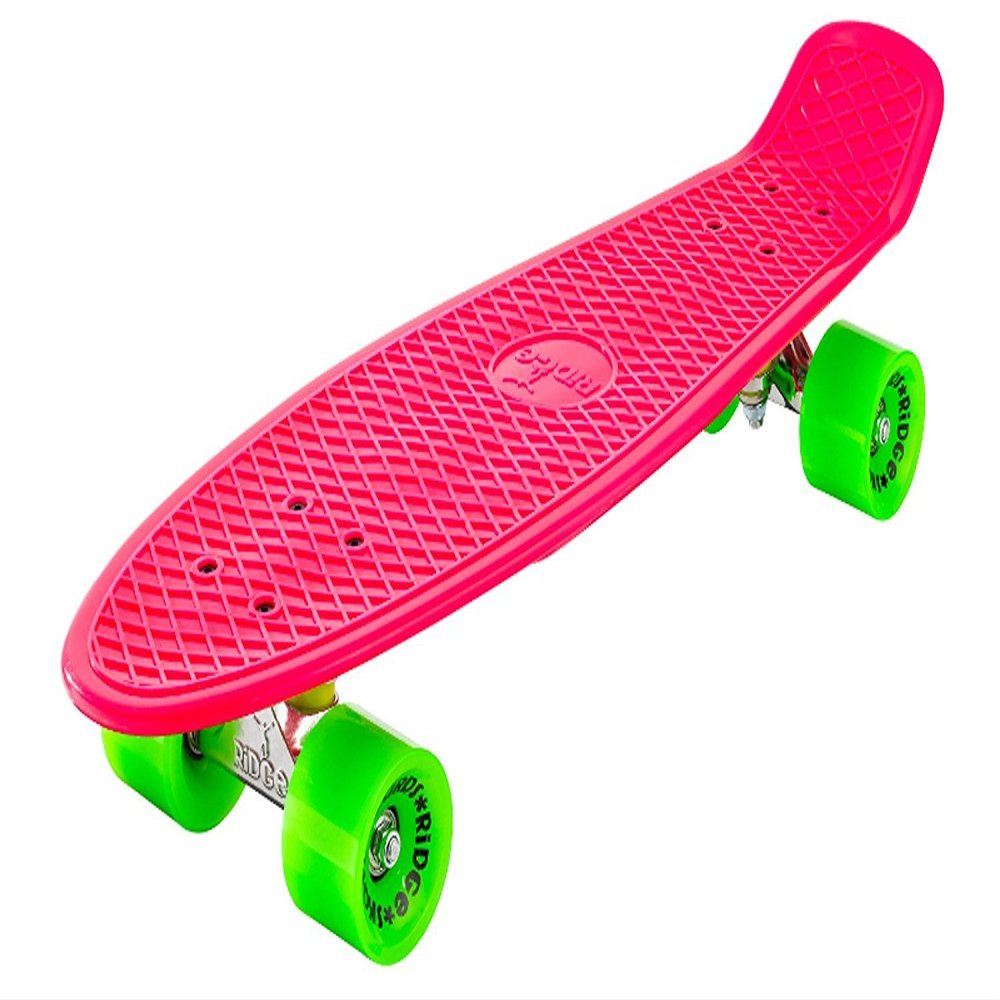 Ridge Skateboards Big Brother Retro Cruiser Skateboard with Big 70MM Wheels