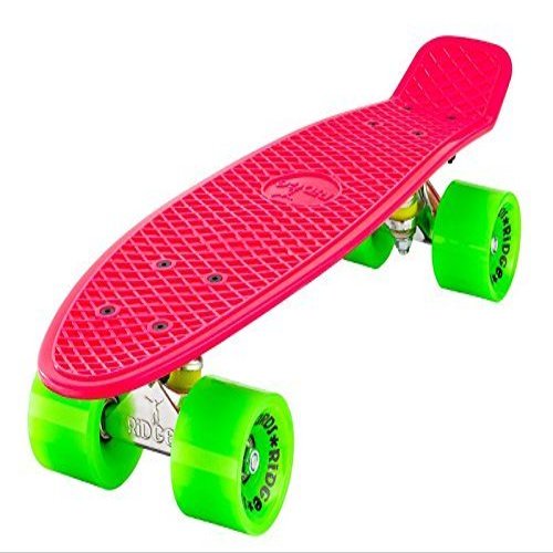 Ridge Retro Mini Cruiser Board with Big 70MM Wheels