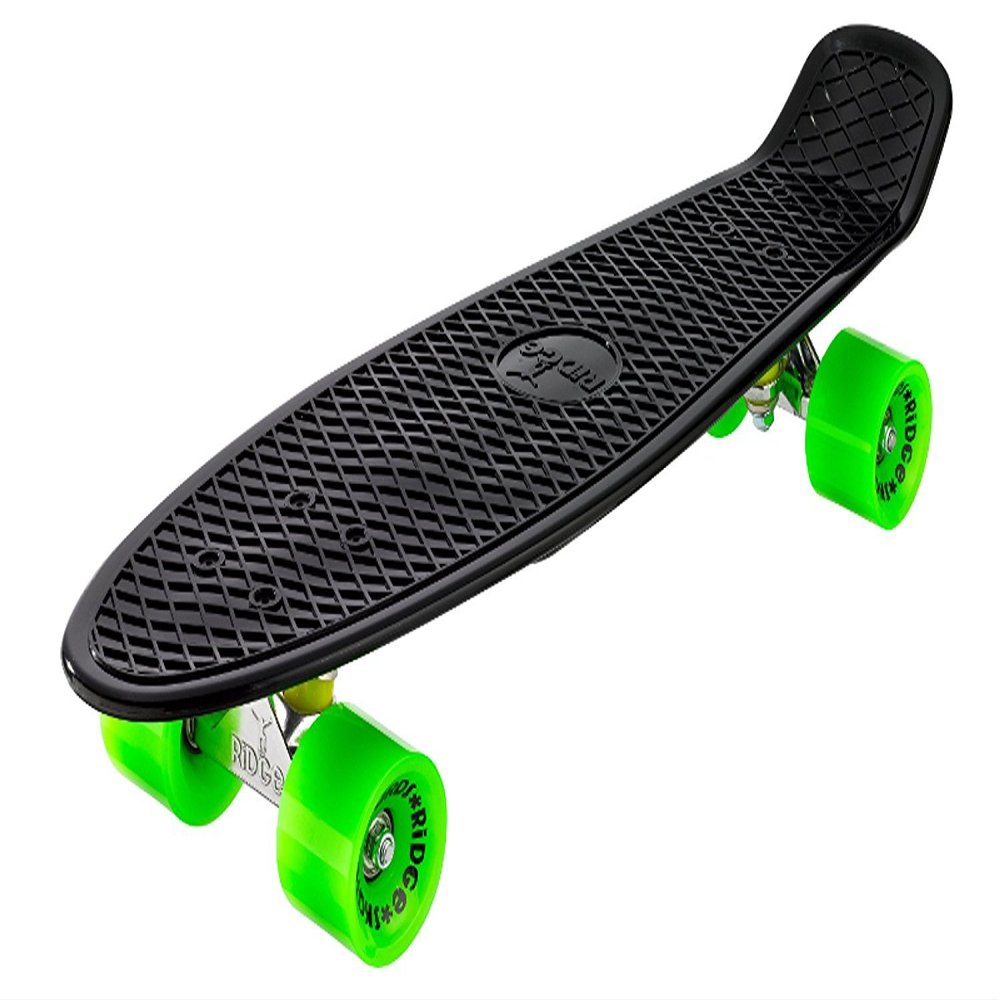 Ridge Skateboards Big Brother Retro Cruiser Skateboard with Big 70MM Wheels