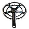 DIXNA La Crank 49 x 35T No BB, Compatible with 10/11 Tiers, Black, 6.4 inches (162.5 mm), 6.4 inches (162.5 mm) view 1