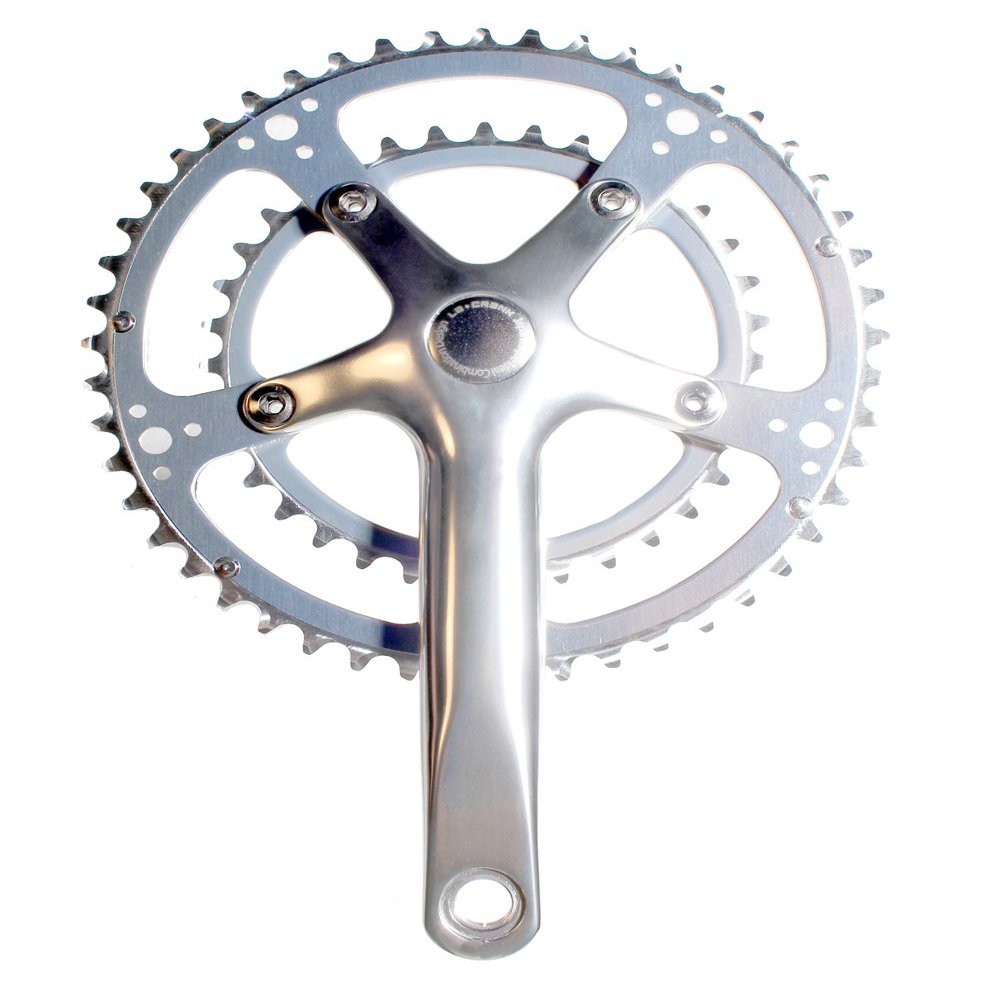 DIXNA La Crank 49 x 35T No BB, Compatible with 10/11 Tiers, Silver, 6.4 inches (162.5 mm), Silver, 6.4 inches (162.5 mm)