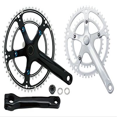 DIXNA La Crank V23P026 49 x 35T, No BB, Compatible with 9/10 Tiers, Color/Crank Length (mm) Silver, 162.5 Silver