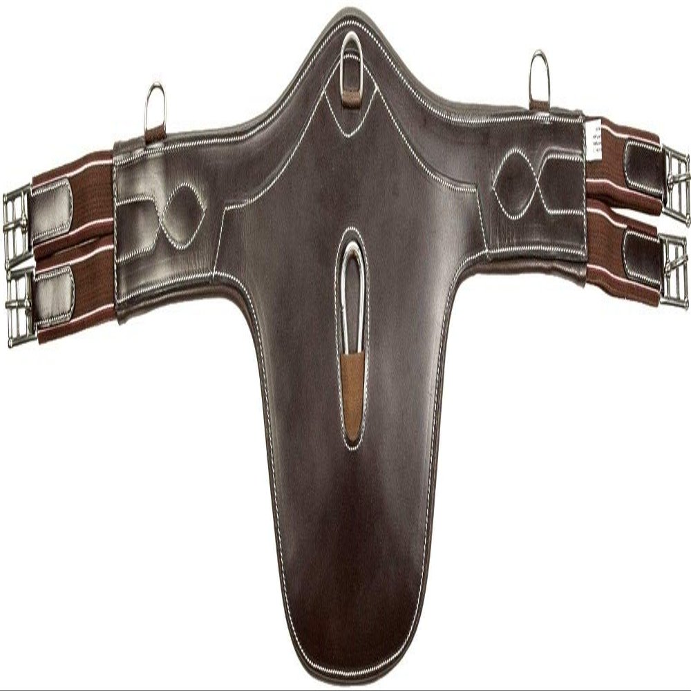 Hkm Hkm 4057052007446 Saddle Girth with Chest Protection Soft 2400 Brown 120