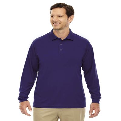 Ash City Core 365 Pinnacle Men's Performance Pique Polo Shirt, Campus Purple, XXXX-Large