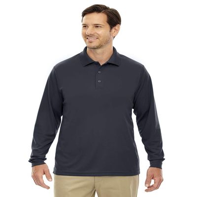 Ash City Core 365 Pinnacle Men's Performance Pique Polo Shirt, Carbon, XXXXX-Large