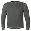 J America Adult Vintage Thermal Flat Lock T-Shirt, CHARL HTR/VINT WHT, XXX-Large view 1