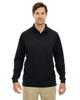 Ash City - Core 365 Pinnacle Men's Performance Pique Polo Shirt, Black, XXXXX-Large Tall view 1