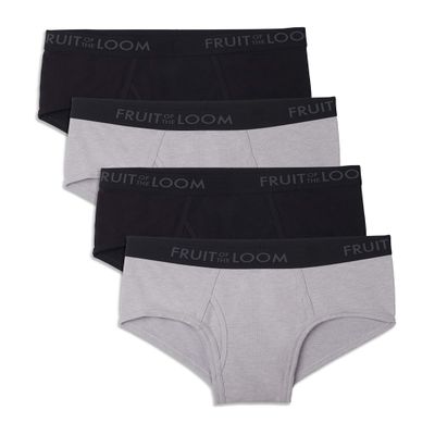 Fruit of the Loom Men's Breathable Brief Multipack, Assorted, Small