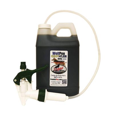 PredatorPee 100% Wolf Urine - Territorial Marking Scent - Creates Illusion That Wolf is Nearby - 64 oz