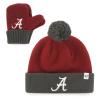 '47 NCAA Alabama Crimson Tide Toddler Bam Knit Beanie & Mittens Set, Razor Red, One Size view 1