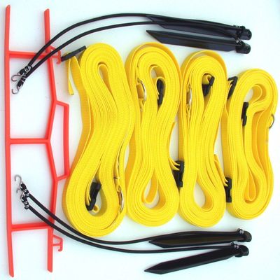 Home Court 1-inch Adjustable 30-ft Sand Court Line - 17AS (Yellow)