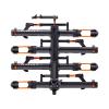 KUAT NV Add-On 2.0-2" - +2-Bike Rack | Increases The 2" NV 2.0 to a 4-Bike Hitch Rack | Rugged All-Metal Construction | E-Bike Compatible | Gray Metallic and Orange Anodize (NA22G) view 2