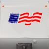 American Flag USA RV Camper Vinyl Decal Sticker Graphic Mural view 1