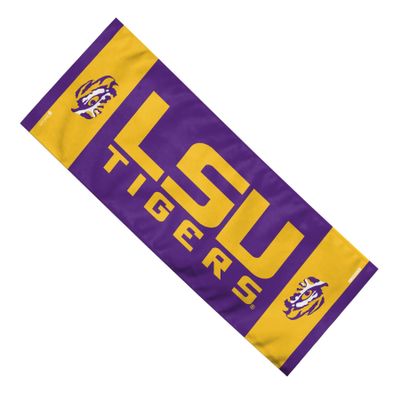 Mission Athletecare NCAA LSU Tigers Team EnduraCool Microfiber Towel, 12" x 30", Purple