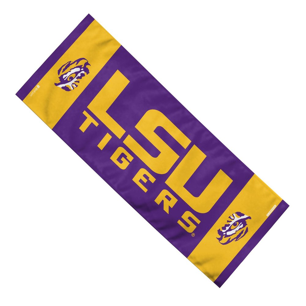 Mission Athletecare NCAA LSU Tigers Team EnduraCool Microfiber Towel, 12" x 30", Purple