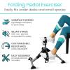 Vive Folding Pedal Exerciser - Under Desk Exercise Bike for Seniors, Elderly - Sit Down Stationary Peddler Equipment for Arm, Leg, Hand, Foot - Mini Floor Bicycle with LCD Display, Adjustable Tension view 2
