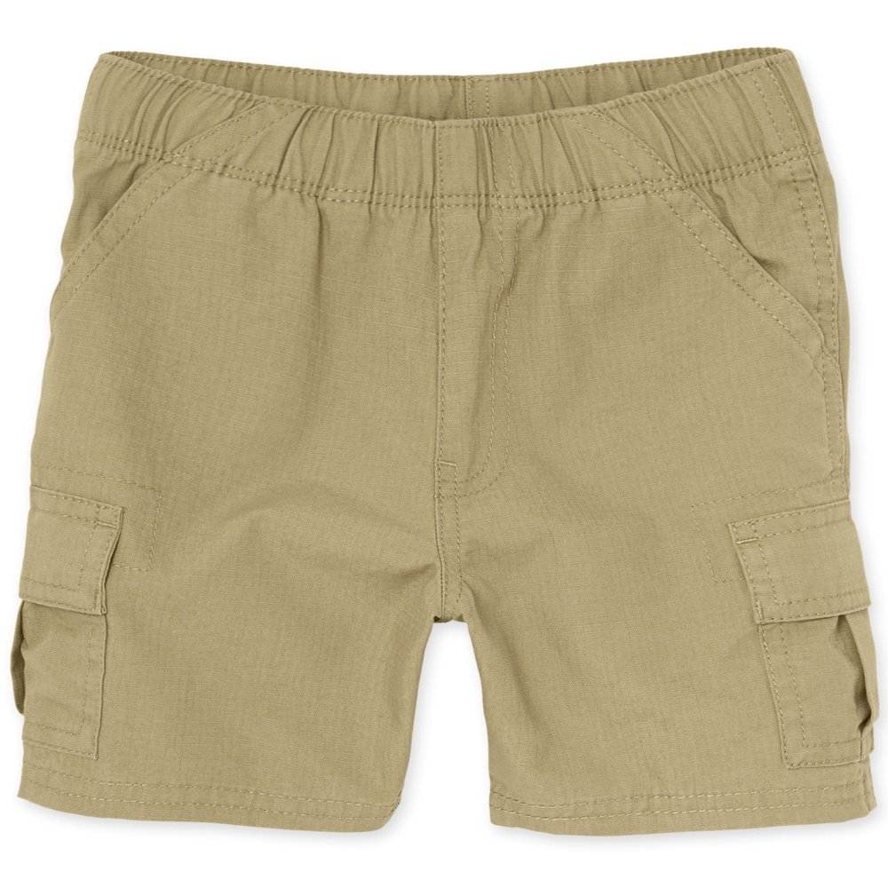 The Children's Place Baby Boys And Toddler Boys Pull on Cargo Shorts,Flax Single,4T