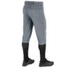 CHAMPRO boys Triple Crown Knicker Style Youth Baseball Pants in Solid Color with Reinforced Sliding Areas , Graphite, X-Small view 2